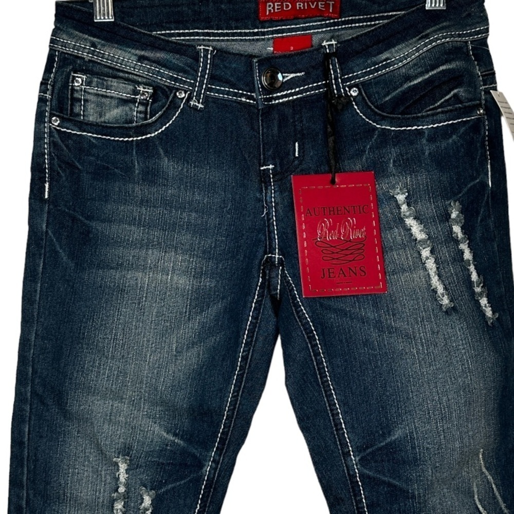 Red Rivet Jeans nwt - Picture 2 of 9